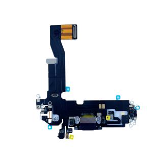 Placa cu conector incarcare Iphone 12, Negru