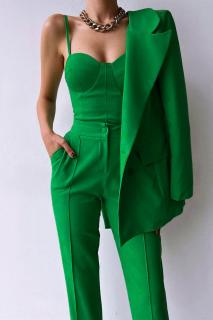 Costum Elegant din 3 Piese Verde, Mayra