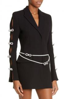 Rochie tip Sacou cu Accesorii din Strasuri si Perle, Ximena