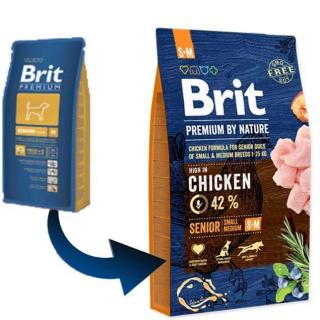 Brit Premium by Nature Senior S-M, 15 kg