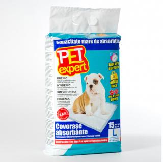 Covorase absorbante Pet Expert 60x60 cm 15 buc