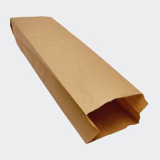 Pungi Hartie Kraft Natur (bagheta) 12x6x47 cm - pachet 1000 bucati