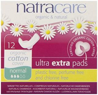 Absorbante bio Ultra Extra de noapte (3 picaturi) - normal, Natracare