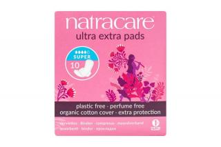 Absorbante bio Ultra Extra de noapte (4 picaturi) - super, Natracare