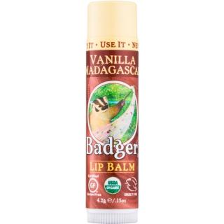 Balsam de buze, Vanilla Madagascar, Badger, 4.2 g