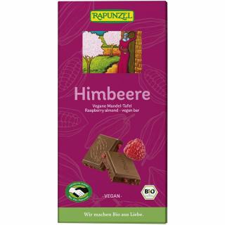 Ciocolata cu migdale si zmeura, vegana bio Rapunzel