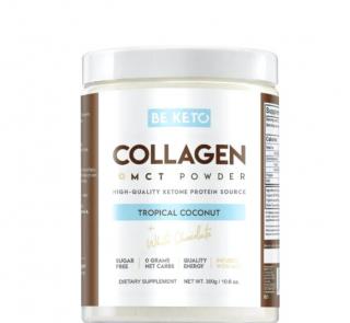 Colagen Keto + ulei MCT - nuca de cocos si ciocolata alba 300g