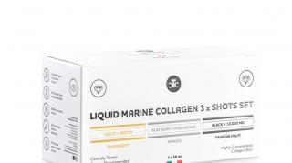 Colagen marin lichid Arome mixte 3x Shots Set