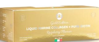 Colagen marin lichid x PURE BIOTIN - aroma de zmeura