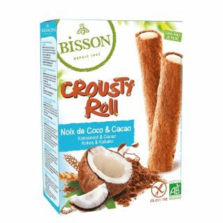 Crousty Roll cu cacao si cocos - fara gluten 125g