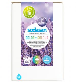 Detergent lichid pentru rufe colorate cu lavanda bag-in-box