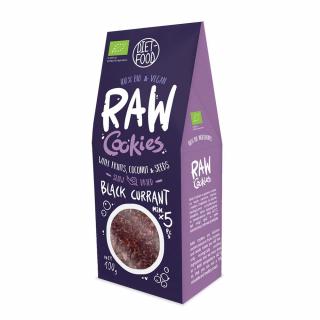 Fursecuri raw vegane cu coacaze negre 100g