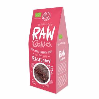 Fursecuri raw vegane cu zmeura 100g