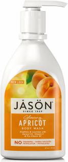 Gel de dus satinat, cu caise si ceai alb, 887ml, Jason