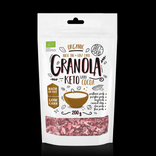 Keto Granola bio cu cacao 200g