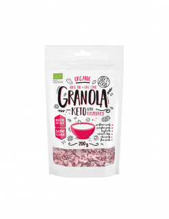 Keto Granola bio cu zmeura 200g