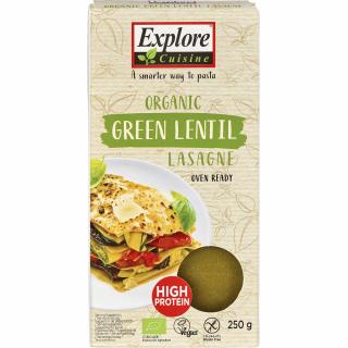 Lasagna din linte verde bio fara gluten