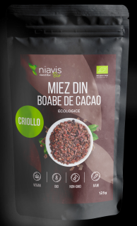 Miez din Boabe de Cacao Criollo Ecologice BIO 125g