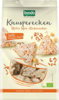 Mini Crackers din orez rosu si naut fara gluten