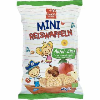 Mini rondele  din orez cu mar si scortisora pentru copii, fara gluten