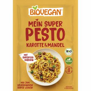 Mix pentru pesto bio cu morcovi si migdale fara gluten, vegan