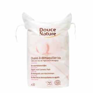 Ovale demachiante din bumbac organic 50buc