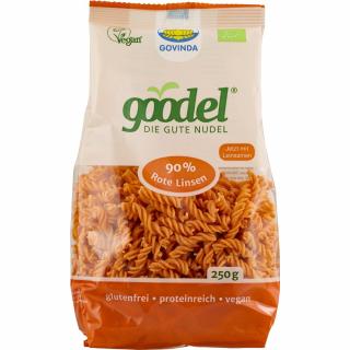 Spirelli proteice bio din linte rosie si in, fara gluten