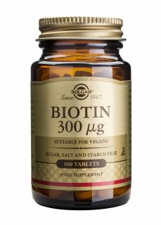 Supliment alimentar, Biotin 300mcg 100 tablete