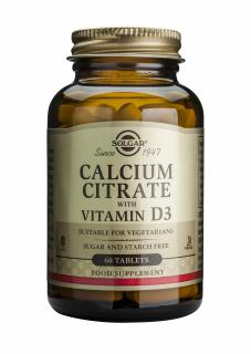 Supliment alimentar, CALCIUM CITRATE 250mg cu D3 60 tablete