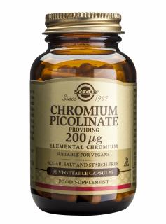 Supliment alimentar, Chromium Picolinate 200ug 90 capsule vegetale