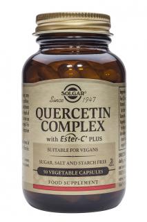 Supliment alimentar, Complexul de quercetina   Quercetin Comple, 50 capsule vegetale