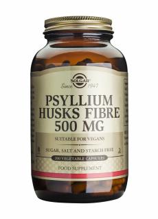 Supliment alimentar,  Fibre de Psyllium Psyllium Husks Fibre 500mg, 200 capsule vegetale