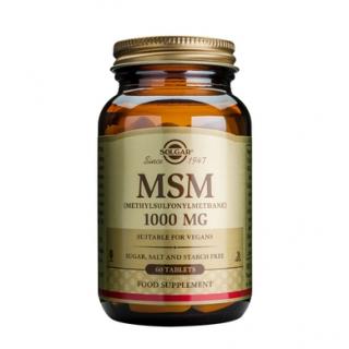 Supliment alimentar, MSM (metilsulfonilmetan)1000mg, 60 tablete