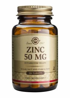 Supliment alimentar, Zinc Gluconate 50mg, 100 tablete