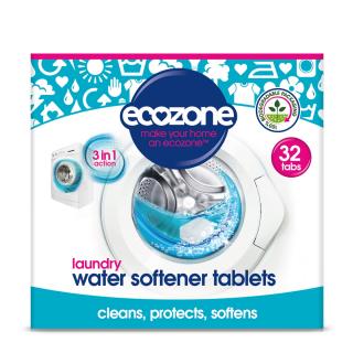 Tablete anticalcar 3 in 1, pt masina de spalat rufe, Ecozone, 32 buc