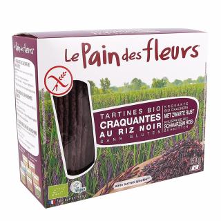 Turte crocante din orez negru -fara gluten 150g