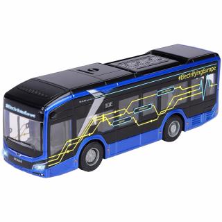 Autobuz Majorette MAN Lion s City 10 E 22,5 cm cu lumini si sunete
