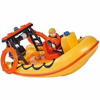 Barca Simba Fireman Sam Neptune 20 cm cu figurina si accesorii