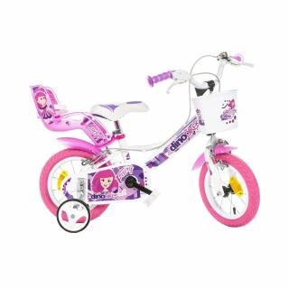 Bicicleta copii Dino Bikes 12  Fairy alb