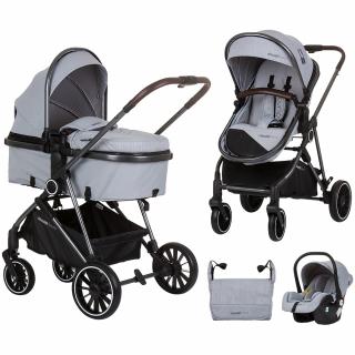 Carucior Chipolino Aura 3 in 1 ash grey