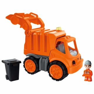 Masina de gunoi Big Power Worker Garbage Truck cu figurina