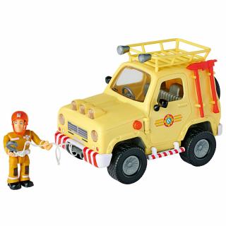 Masina Simba Fireman Sam Mountain 4x4 cu figurina