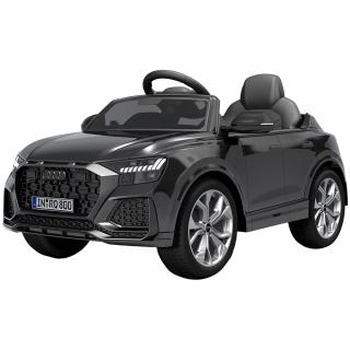 Masinuta electrica Chipolino Audi RS Q8 cu scaun din piele si roti EVA black