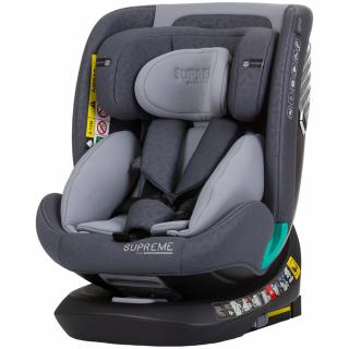 Scaun auto Chipolino Supreme I-Size 40-150 cm cu sistem Isofix granite