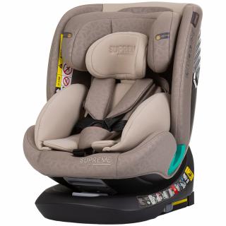 Scaun auto Chipolino Supreme I-Size 40-150 cm cu sistem Isofix macadamia