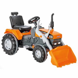 Tractor cu pedale Pilsan Super Excavator 07-297 orange