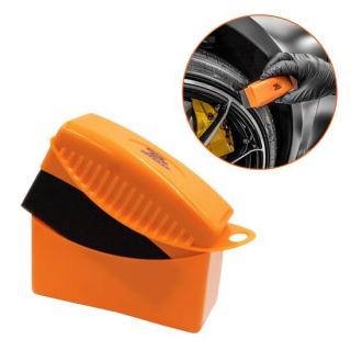 Burete aplicator dressing pentru anvelope auto in carcasa de plastic