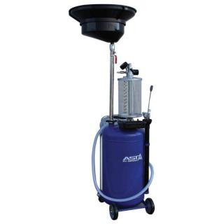 Recuperator pneumatic pentru ulei uzat cu aspiratie si vas colector 90L