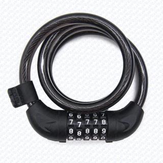 Antifurt universal din otel de 11mm cu suport de prindere inclus si incuietoare tip cifru
