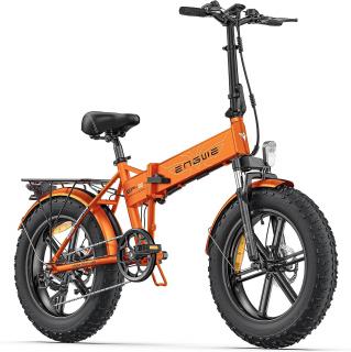 Bicicleta electrica pliabila ENGWE EP-2 Pro ,   Motor 750W, Viteza 42 km h, Autonomie 120 km, Anvelope 20  x4.0  , Culoare Portocalie